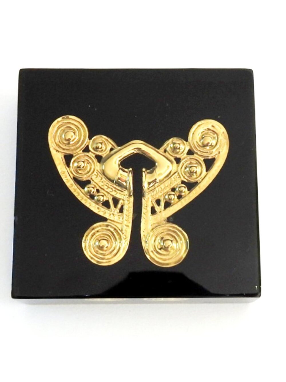 Vintage Colombian Gold Museum Butterfly Paperweight Tairona Pre-Columbian Repr